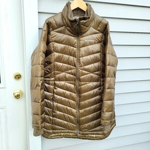 EUC Columbia Joy Peak Novelty Long Jacket